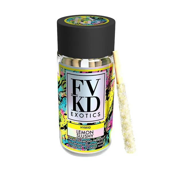FVKD Exotics THCA Liquid Diamond PREROLLS | 7.5G Get FVKD Coastal Hemp Co