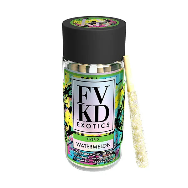 FVKD Exotics THCA Liquid Diamond PREROLLS | 7.5G Get FVKD Coastal Hemp Co