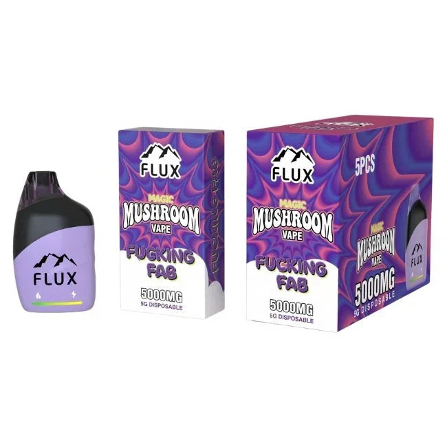 Flux Magic Mushroom 5G Disposable 5pk Display Flux Coastal Hemp Co