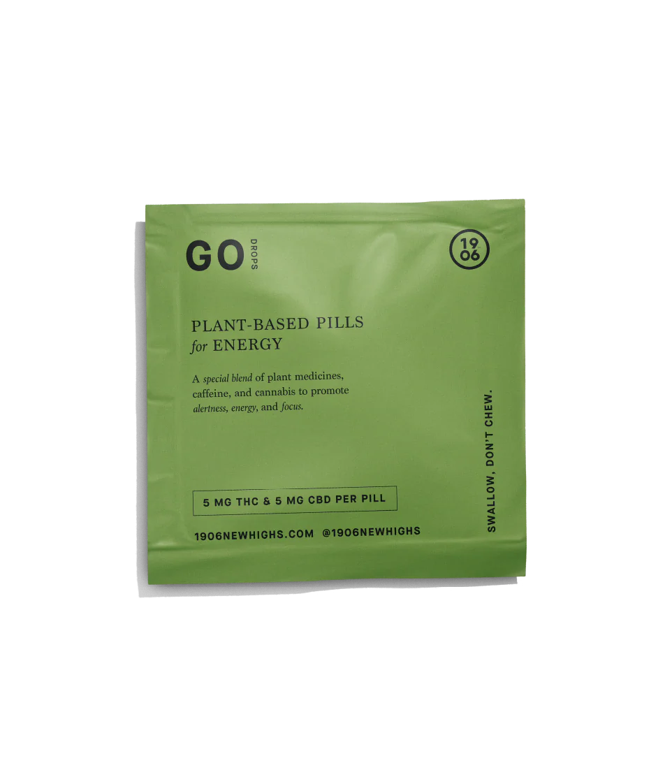 Go Pouch - 1906 Drops THC/CBD 1906 Coastal Hemp Co