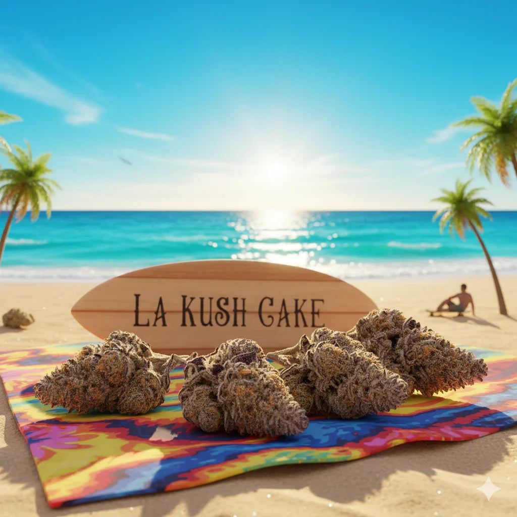 LA Kush Cake THCa Flower - Exotic Hybrid Coastal Canna Coastal Hemp Co