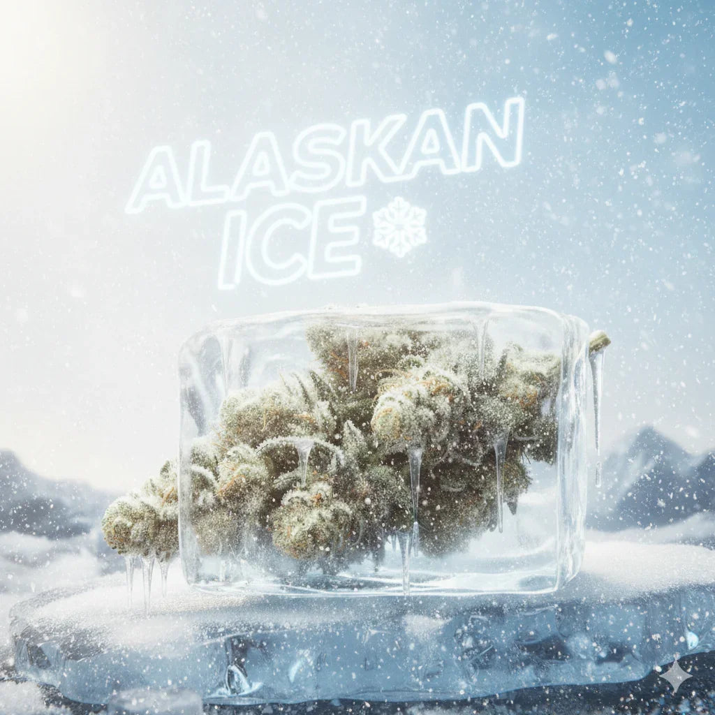 Alaskan Ice Smalls THCa Flower - Exotic Sativa Coastal Canna Coastal Hemp Co