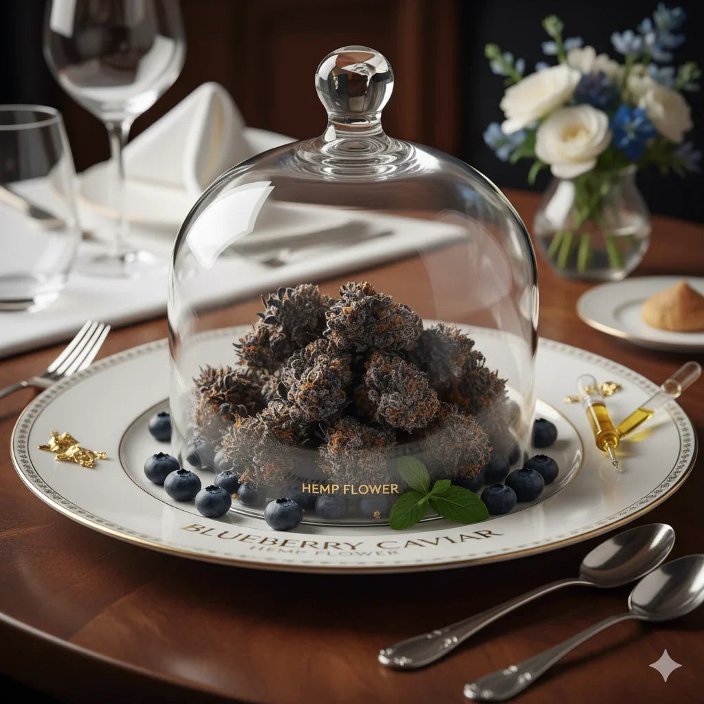 Blueberry Cavier THCa Flower Exotic Coastal Hemp Co Coastal Hemp Co