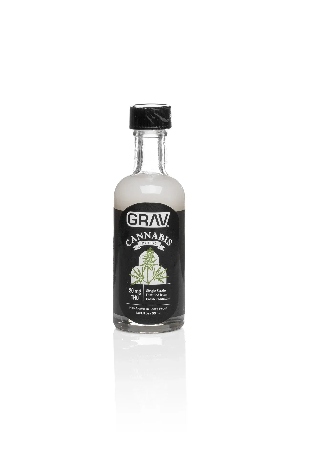Grav Black Label D9 Cannabis Spirit 20mg 50mL Coastal Hemp Co Coastal Hemp Co