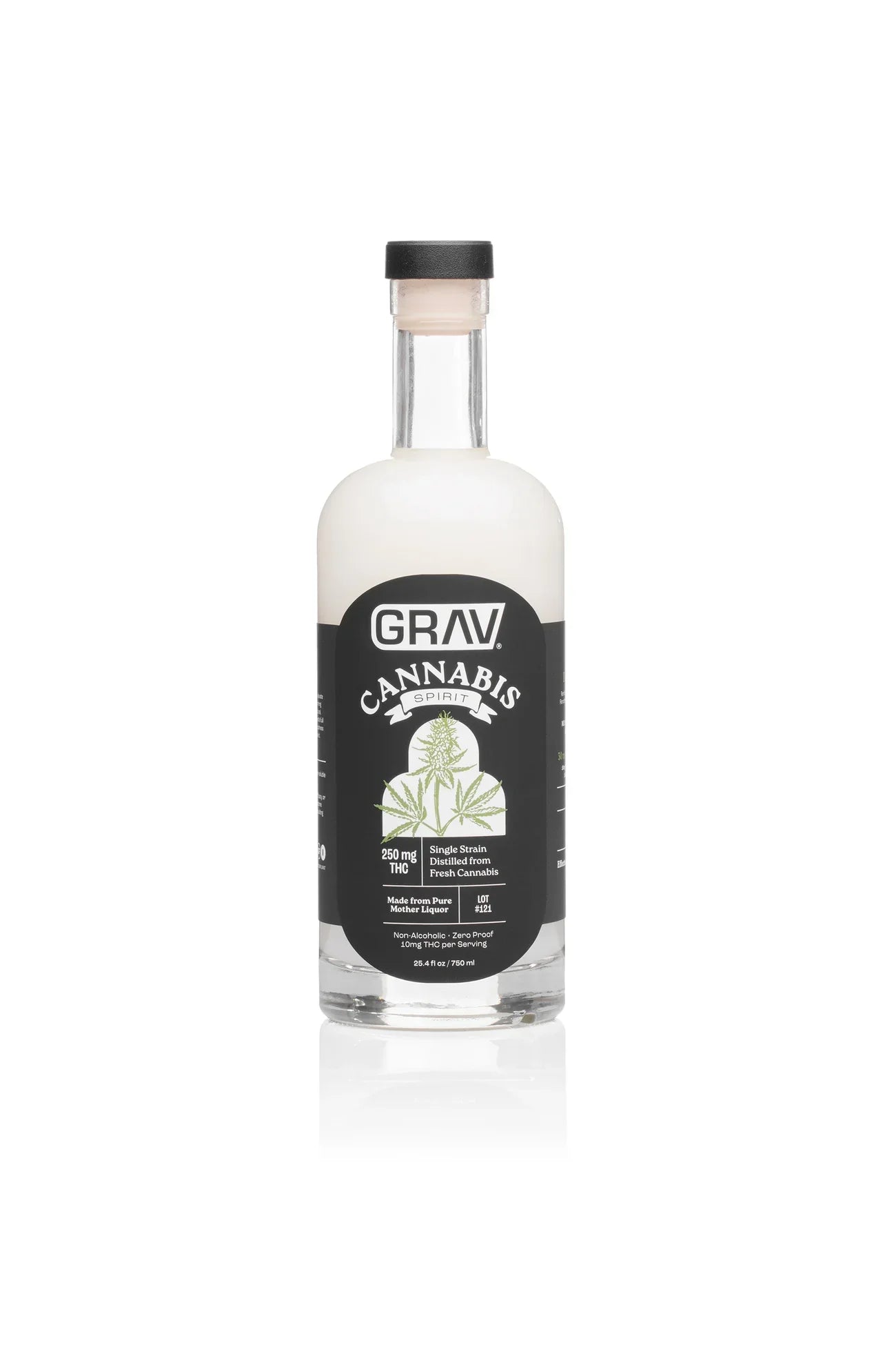 Grav Black Label D9 Cannabis Spirit 750mL Bottle Coastal Hemp Co Coastal Hemp Co