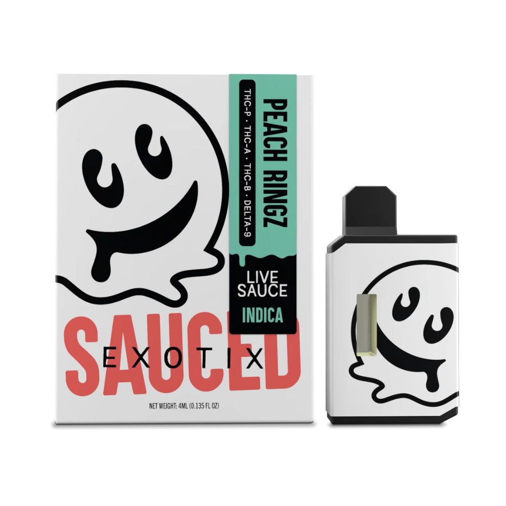 Half Bak'd Sauced Exotic THCP Disposable 4G Half Bak'd Coastal Hemp Co