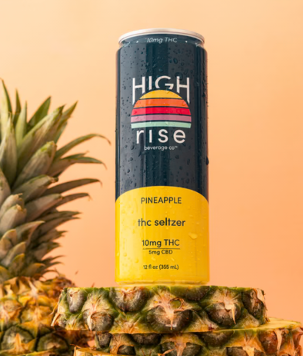 High Rise Delta-9 Seltzers 10mg High Rise Beverage Co. Coastal Hemp Co