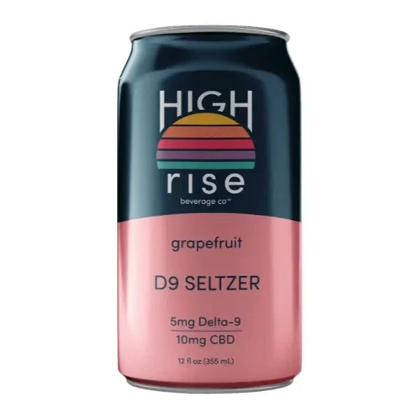 High Rise Delta-9 Seltzers 5mg High Rise Beverage Co. Coastal Hemp Co