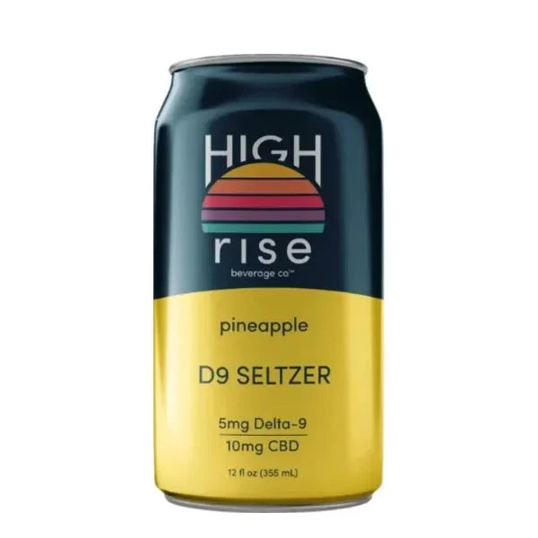 High Rise Delta-9 Seltzers 5mg High Rise Beverage Co. Coastal Hemp Co