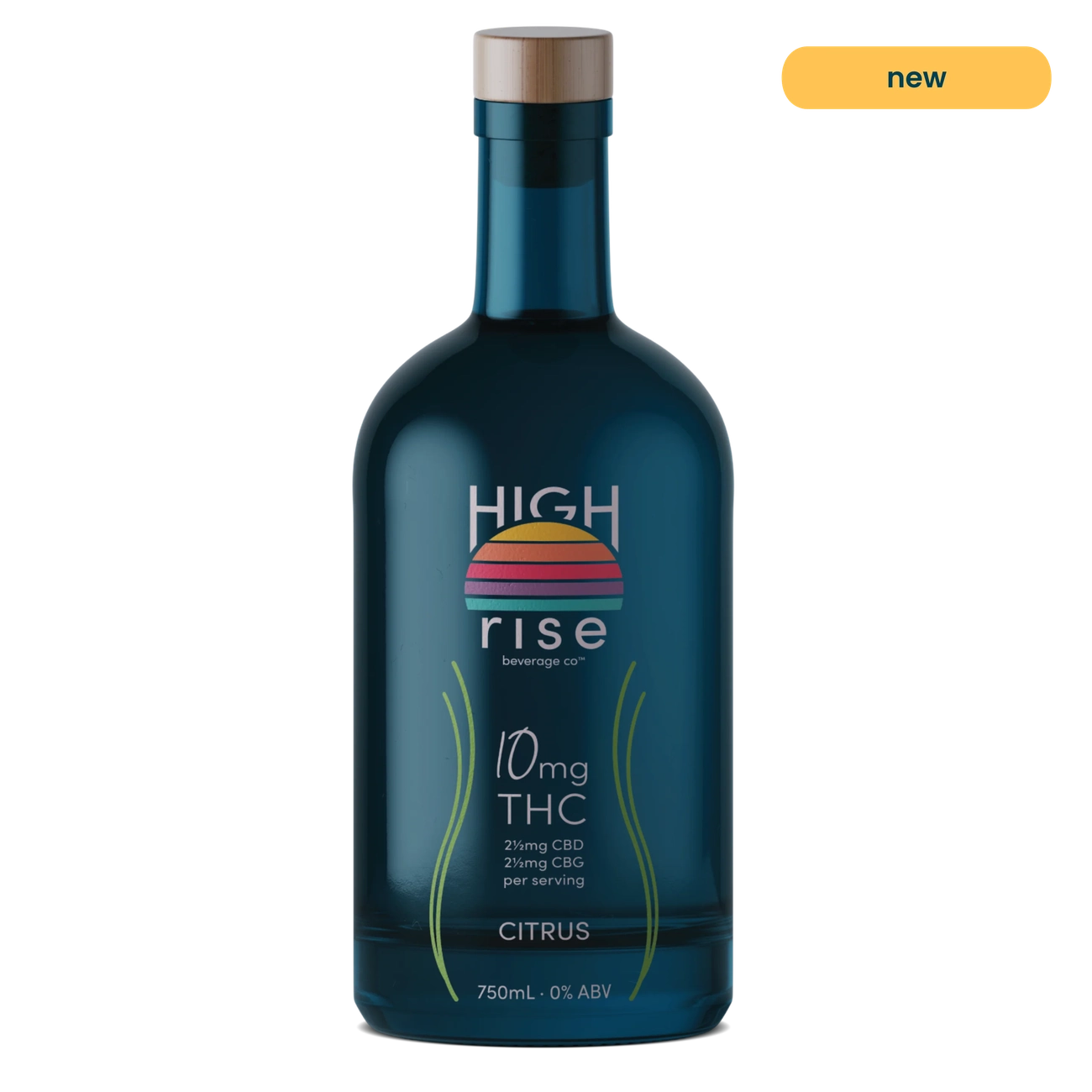 High Rise Citrus Infusion 10mg New High Rise Beverage Co. Coastal Hemp Co
