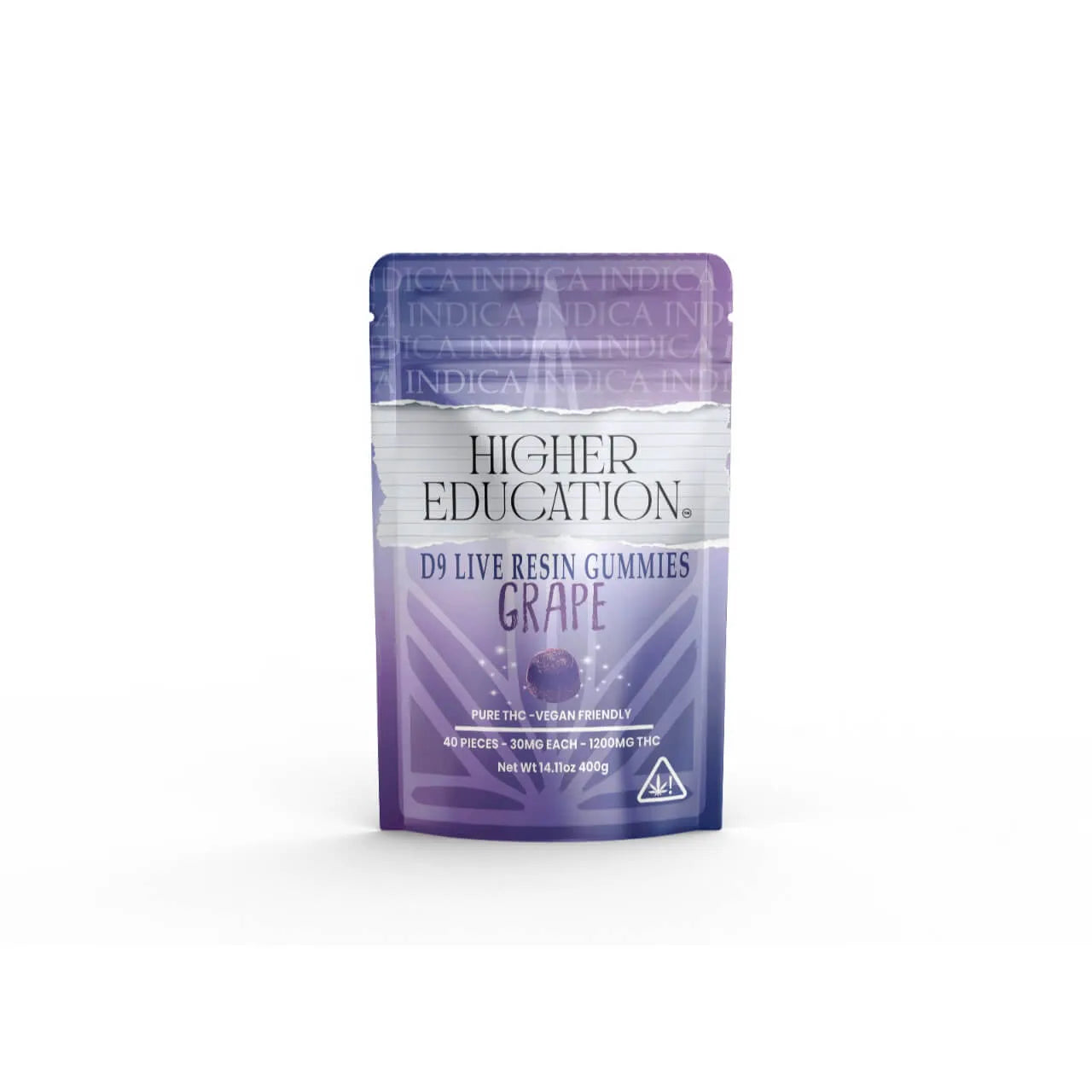 Higher Education Delta 9 Live Resin Gummies 1200mg Higher Education Coastal Hemp Co