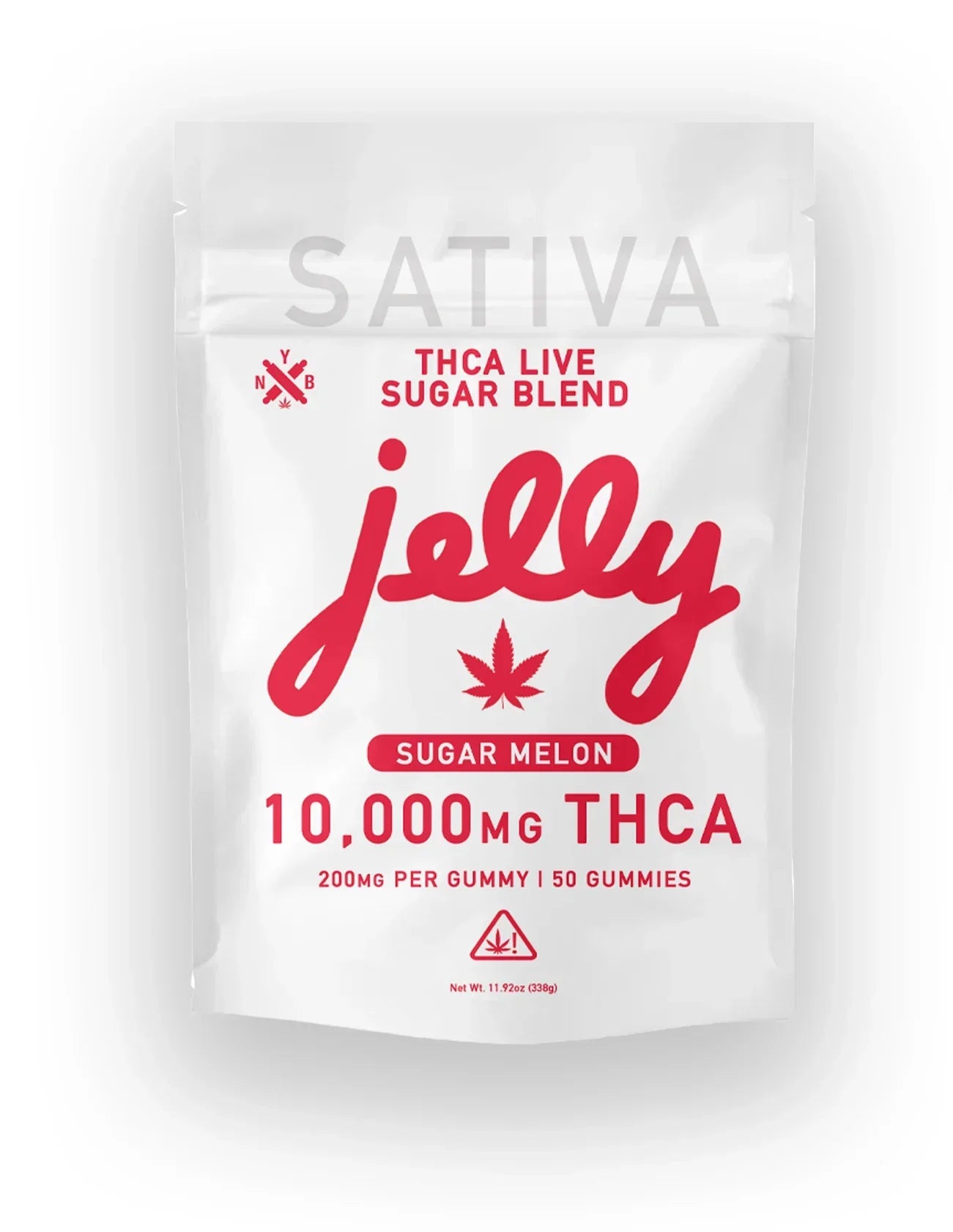 Jelly Live Sugar THCA 10,000mg Not Your Bakery Coastal Hemp Co