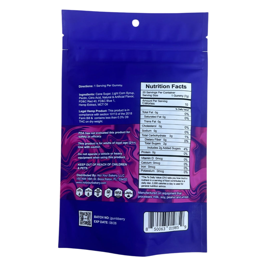 Jelly THCP Live Rosin Gummies 10000MG NYB Coastal Hemp Co