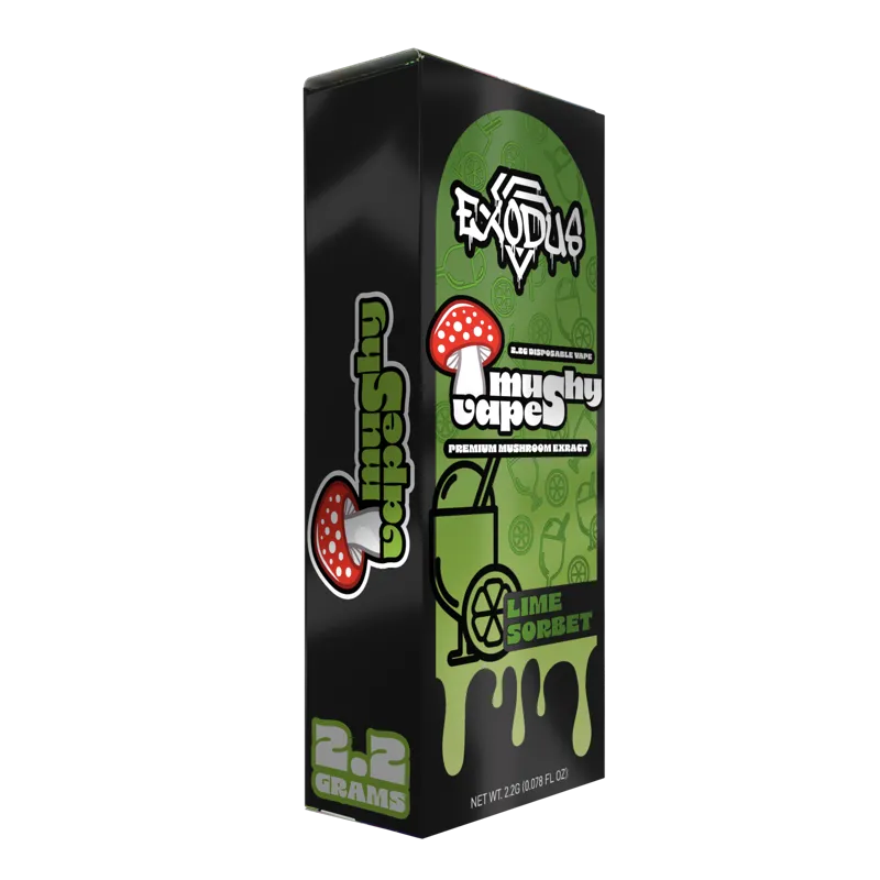 Exodus Mushy Mushroom Vape Disposable 2.2G Exodus Labs Coastal Hemp Co