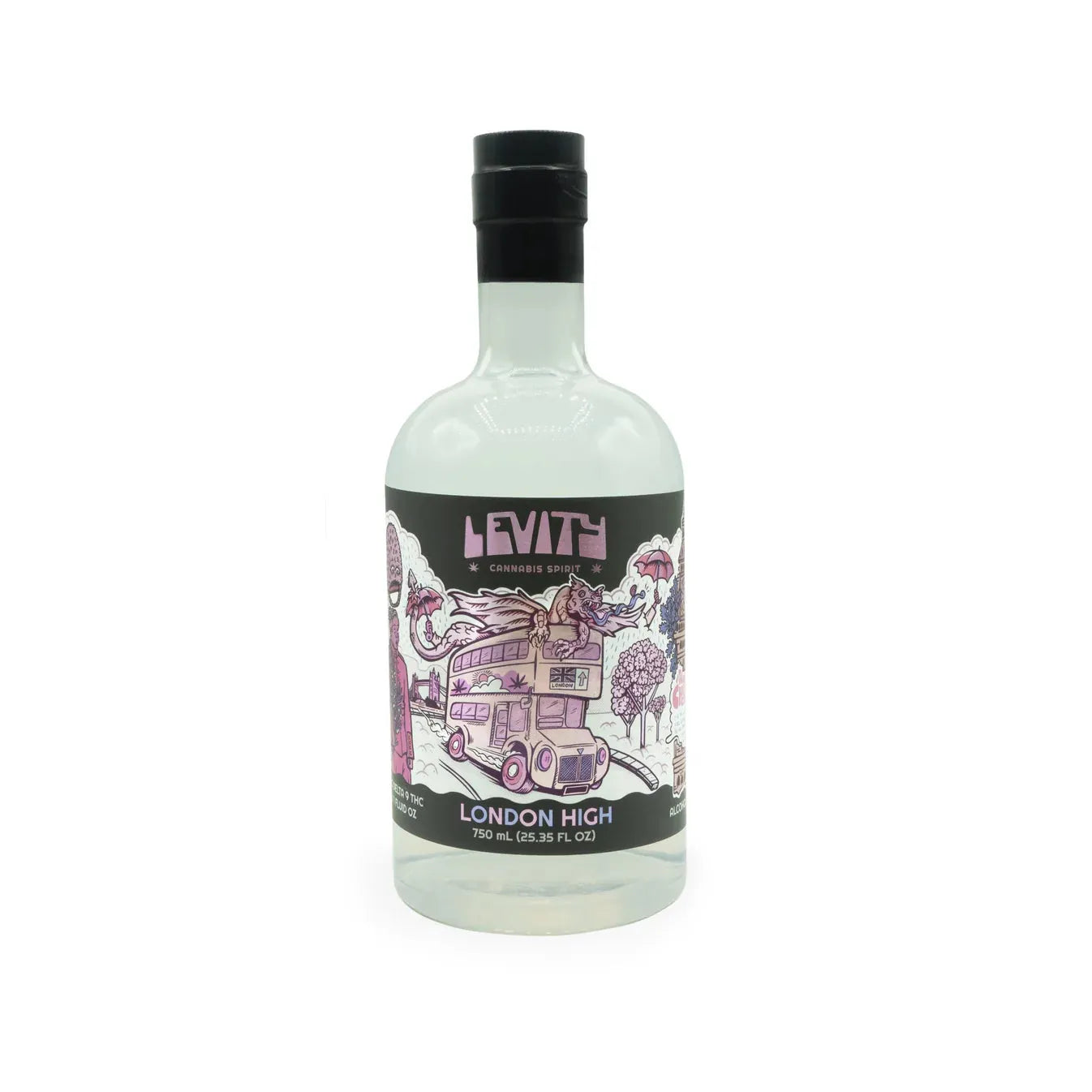 Levity Hemp Spirits 750ml Bottle Levity Coastal Hemp Co