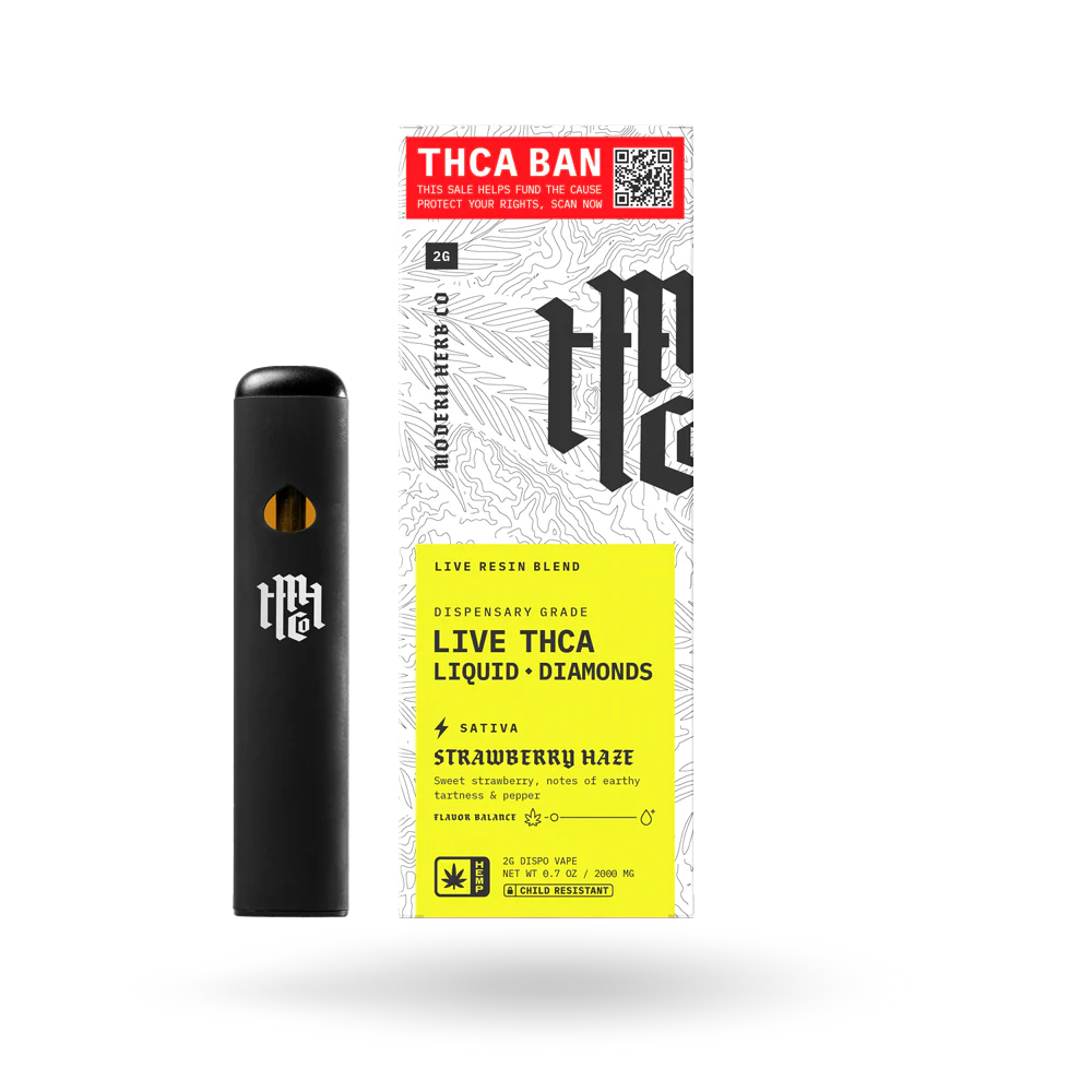 Modern Herb Co Liquid Diamonds THCA Disposable 2G Modern Herb Co Coastal Hemp Co