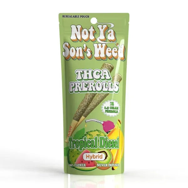 Not Ya Sons Weed THCa Pre Rolls 2pk Not Ya Sons Weed Coastal Hemp Co