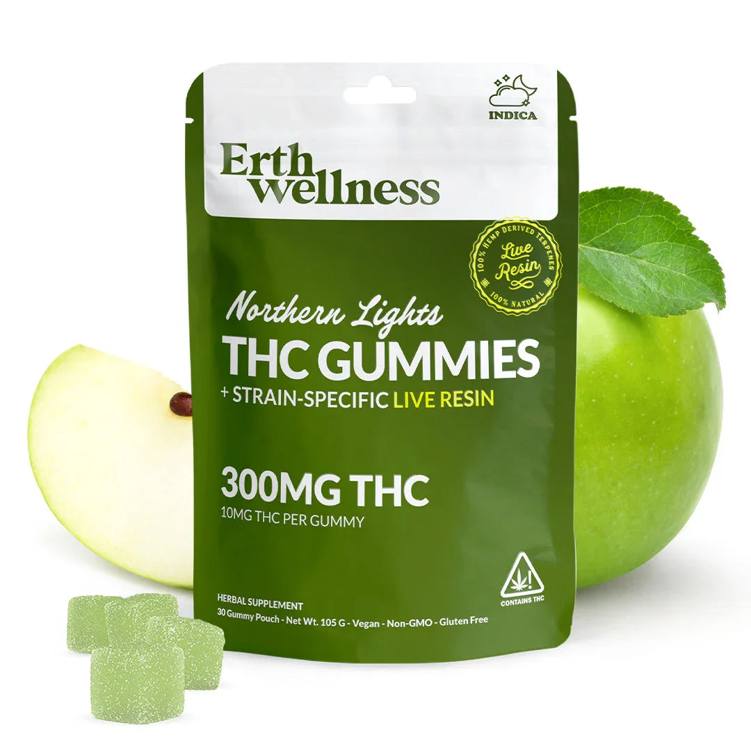Erth Wellness D9 THC Strain-Specific Gummies + Live Resin Erth Wellness Coastal Hemp Co