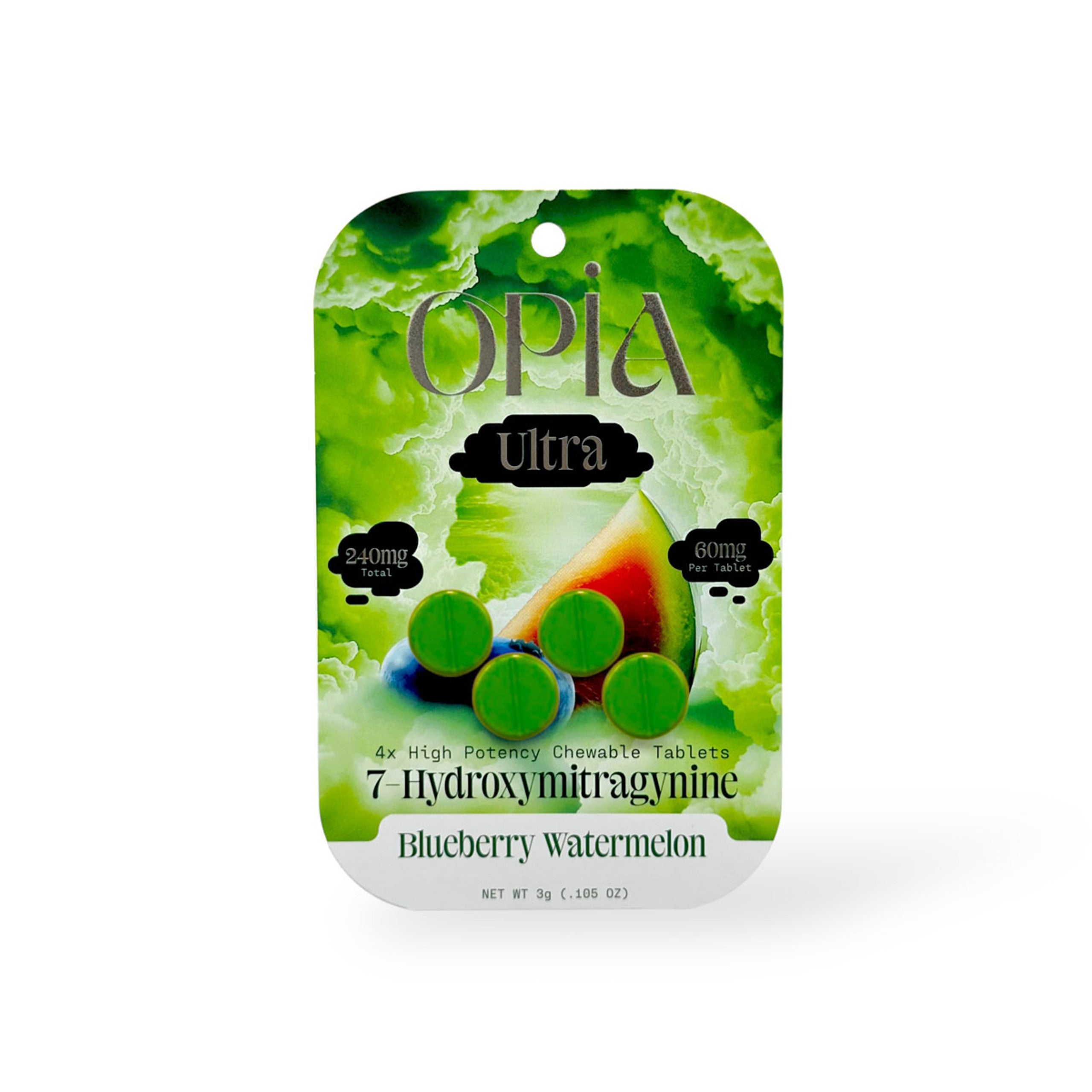 Opia 7-OH Kratom Tablets 240mg 4pk Opia Coastal Hemp Co