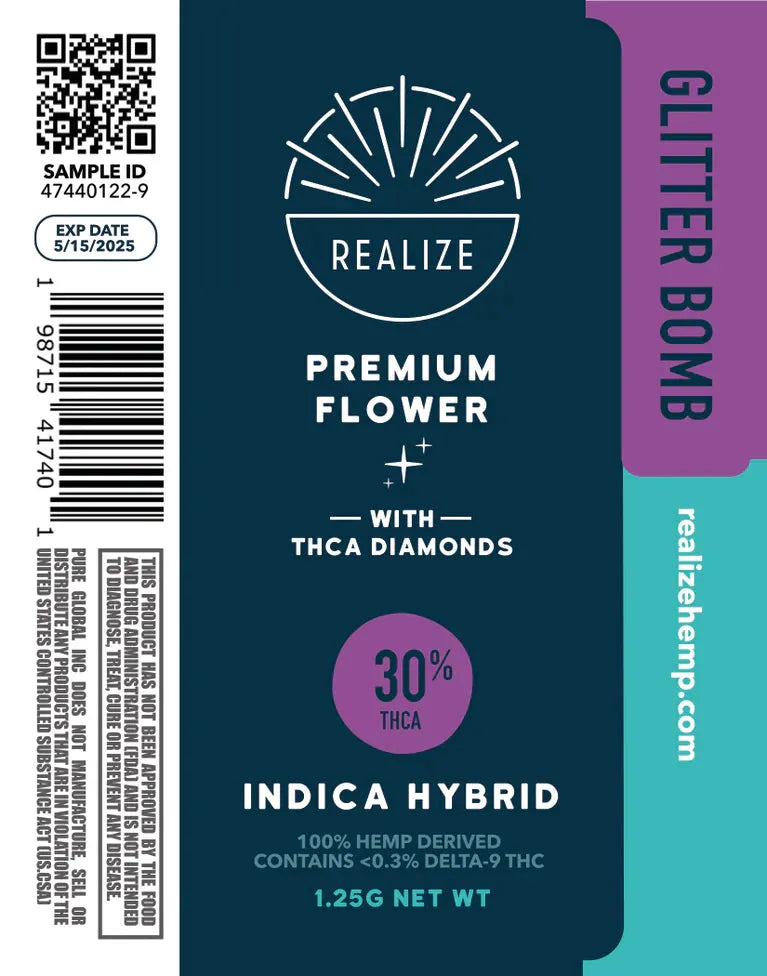 Realize Premium Pre-Roll with THCA 1.25g Realize Coastal Hemp Co