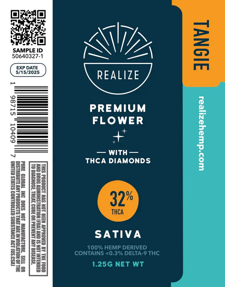 Realize Premium Pre-Roll with THCA 1.25g Realize Coastal Hemp Co