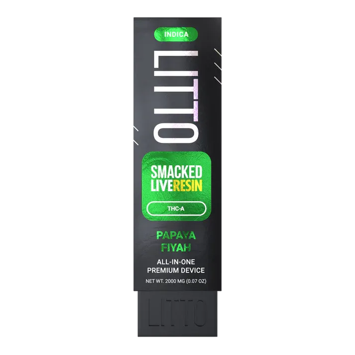 LITTO SMACKED Blend THCA Live Resin 2G Disposable LITTO Hemp Coastal Hemp Co