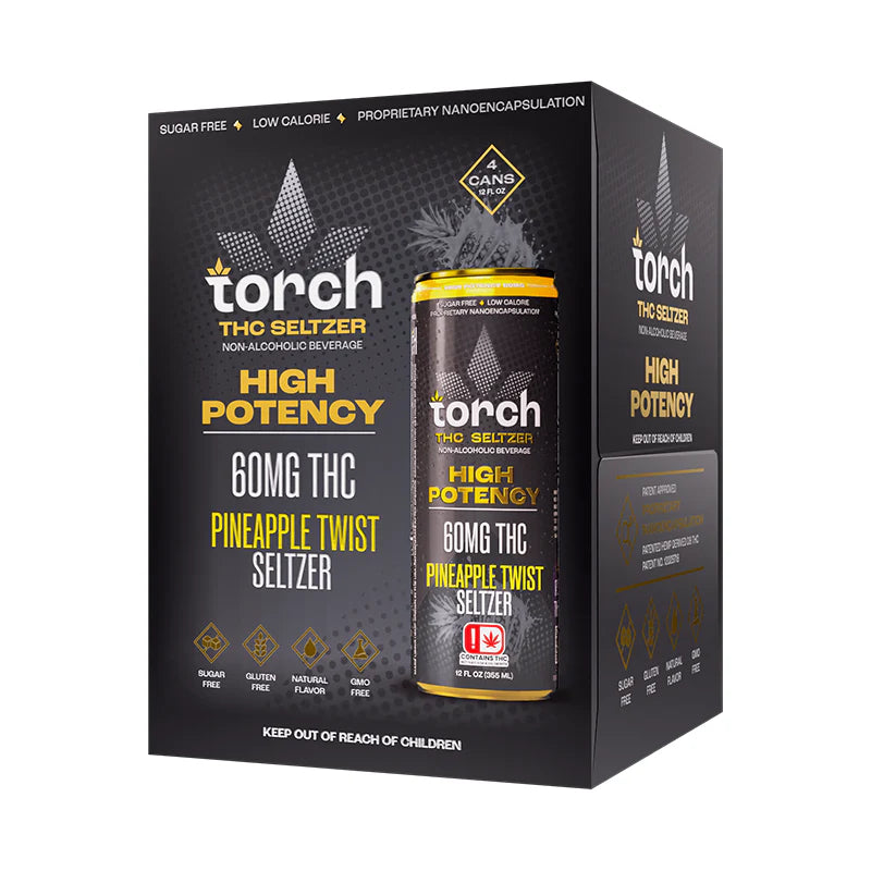 Torch High Potency THC Seltzer 60mg Torch Coastal Hemp Co