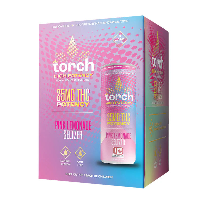 Torch High Potency THC Seltzer 25mg Torch Coastal Hemp Co