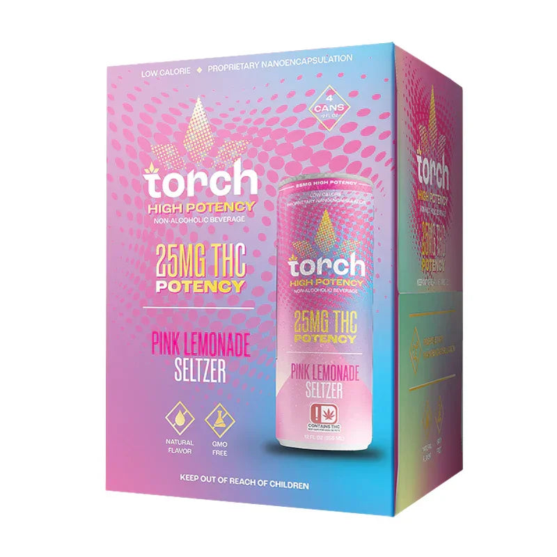 Torch High Potency THC Seltzer 25mg Torch Coastal Hemp Co