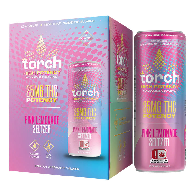 Torch High Potency THC Seltzer 25mg Torch Coastal Hemp Co