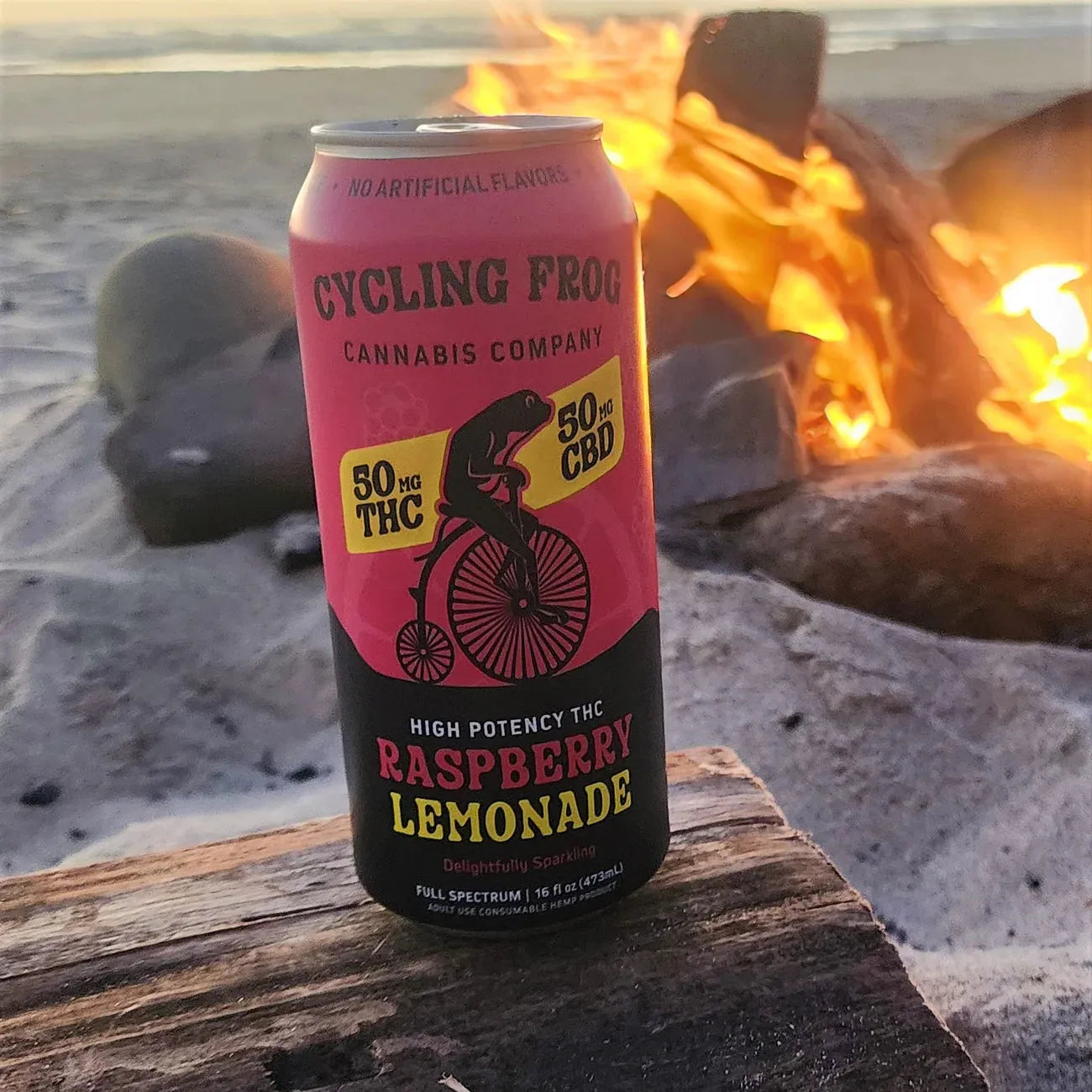 Cycling Frog Lemonade THC 50mg cycling frog Coastal Hemp Co