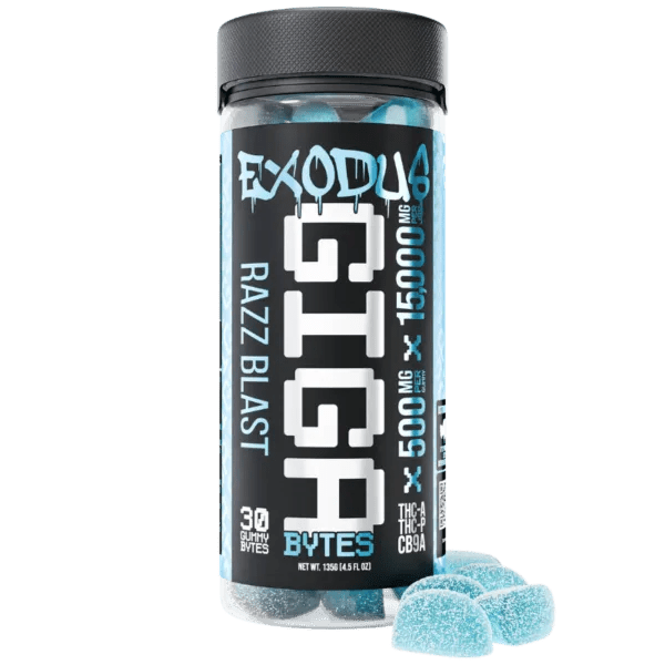 Exodus Gigabyte Gummies 15,000 mg Exodus Labs Coastal Hemp Co