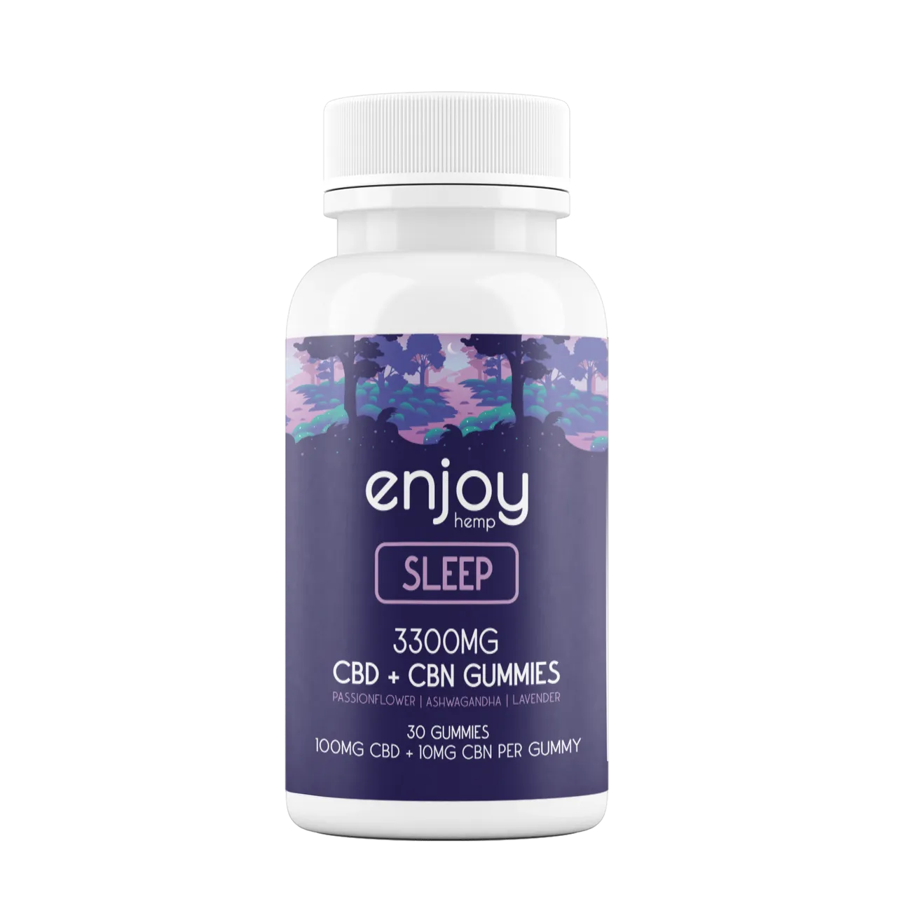Enjoy Sleep Gummies CBD + CBN 3300mg | Full-Spectrum Enjoy Hemp Coastal Hemp Co