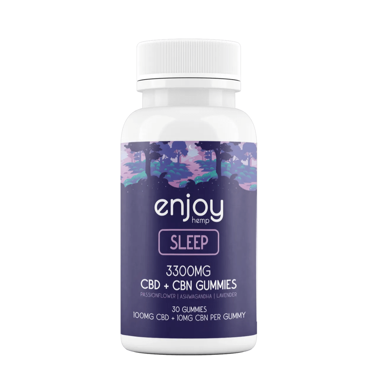 Enjoy Sleep Gummies CBD + CBN 3300mg | Full-Spectrum Enjoy Hemp Coastal Hemp Co