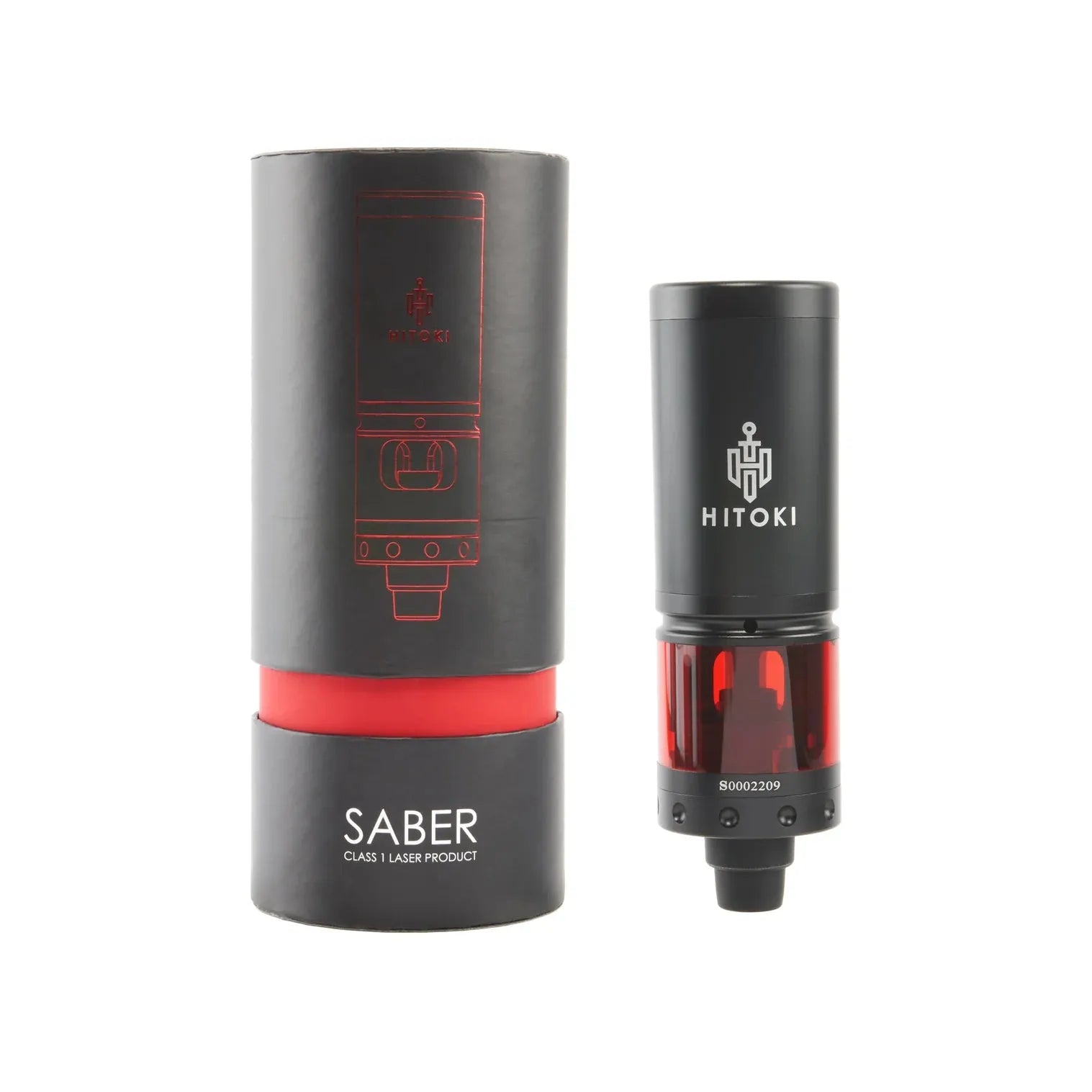 Hitoki Saber Laser Dry Herb Bubbler Kit Hitoki Coastal Hemp Co
