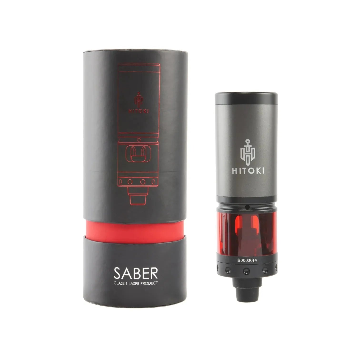 Hitoki Saber Laser Dry Herb Bubbler Kit Hitoki Coastal Hemp Co