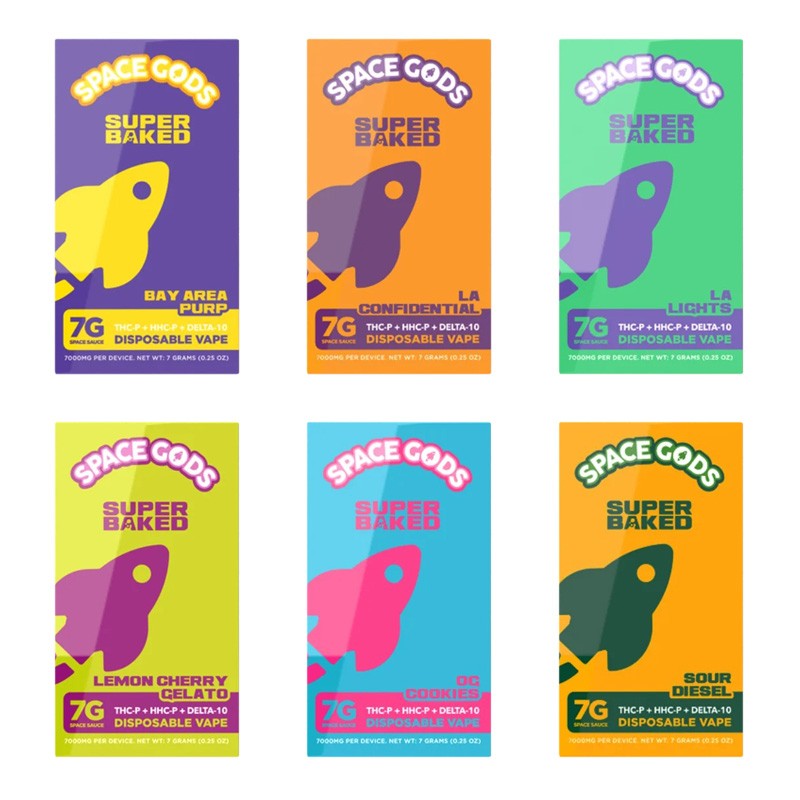Space Gods Super Baked Disposable Vape 7g Prophet Premium Coastal Hemp Co
