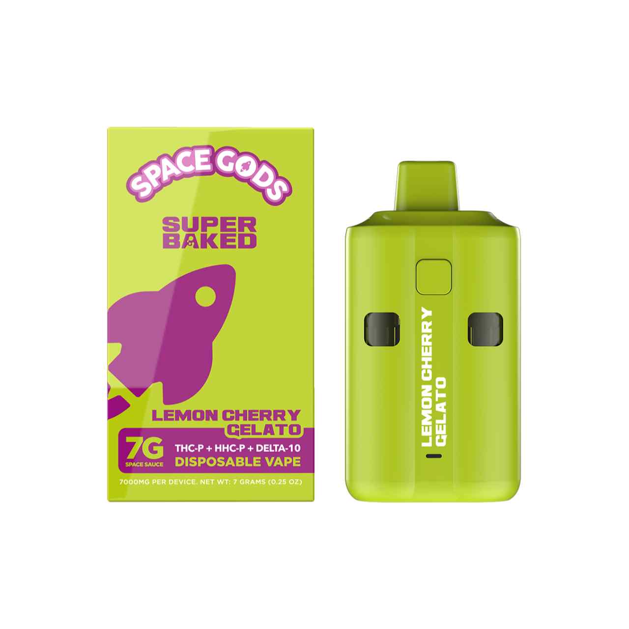 Space Gods Super Baked Disposable Vape 7g Prophet Premium Coastal Hemp Co