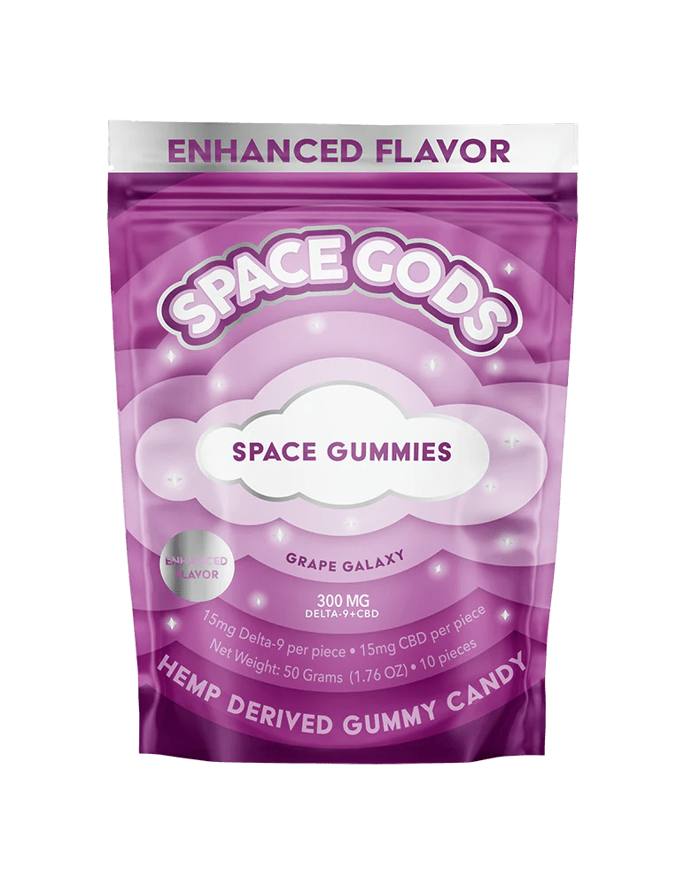Space Gods | Regular Dose | Delta 9 THC + CBD Gummies - 300mg Prophet Premium Coastal Hemp Co