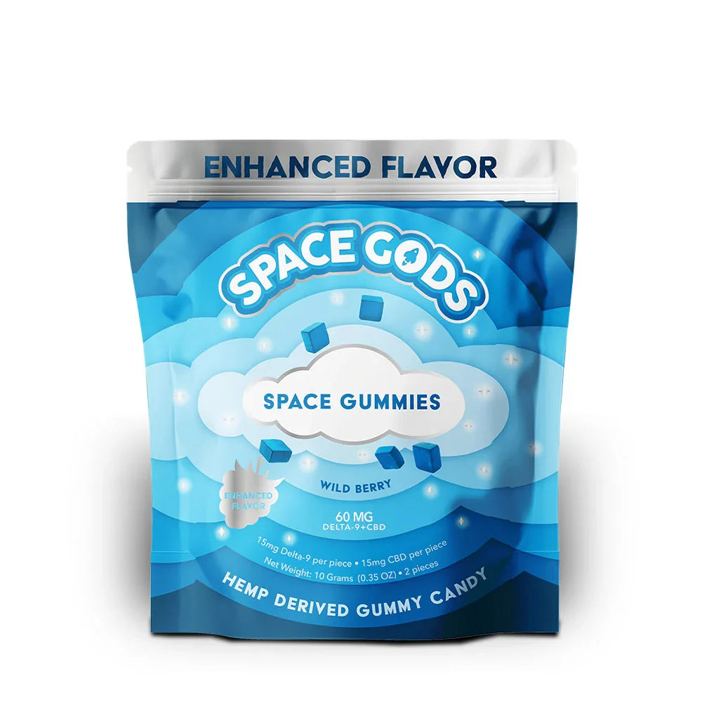 Space Gods Space Gummies – Regular Dose | THC + CBD – 2Pk Prophet Premium Coastal Hemp Co