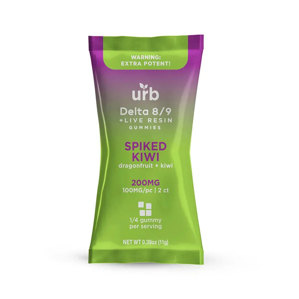 Urb D8/D9 THC Gummies 200MG 2 Pack Lifted Made Coastal Hemp Co