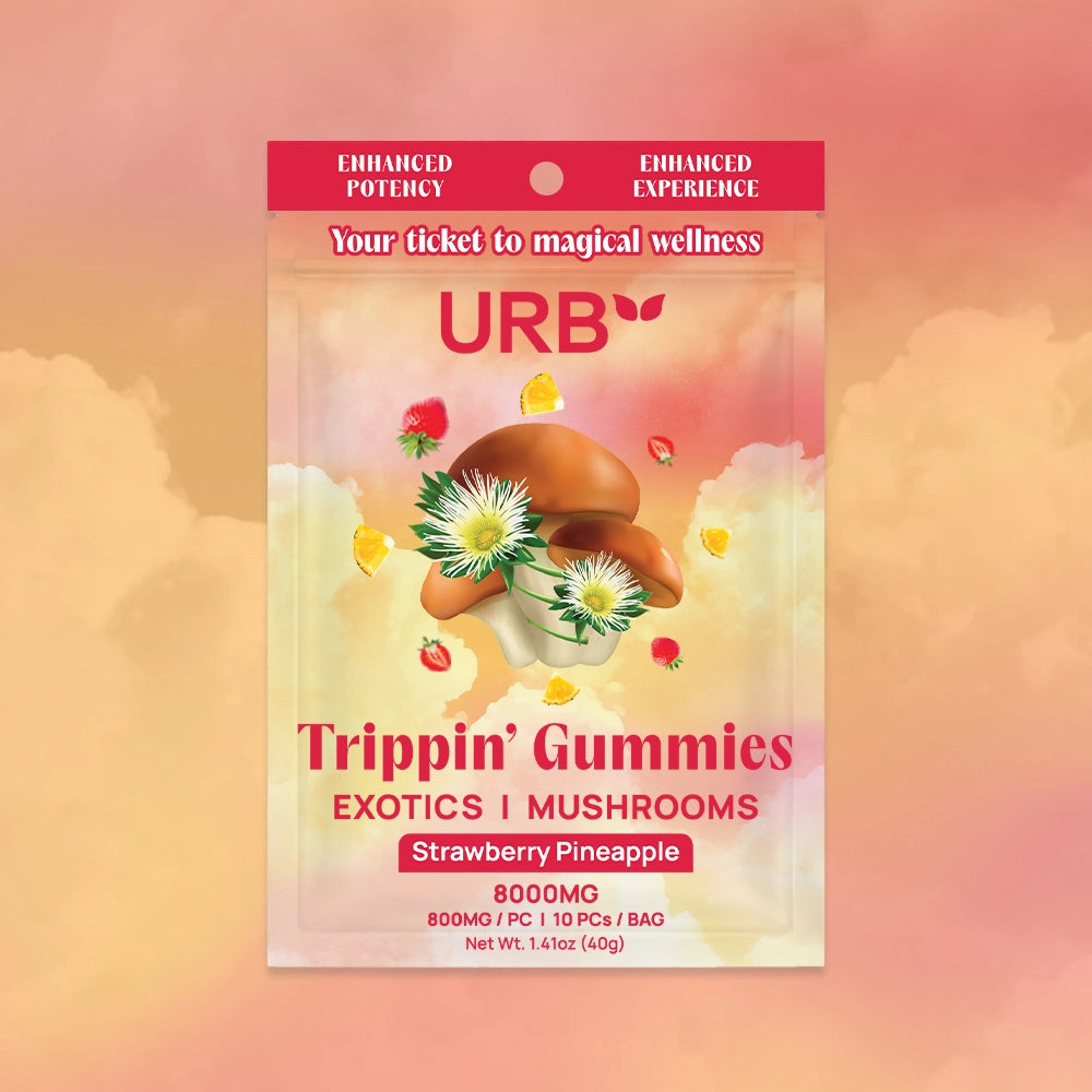 Urb Trippin' Mushroom Gummies Lifted Made Coastal Hemp Co