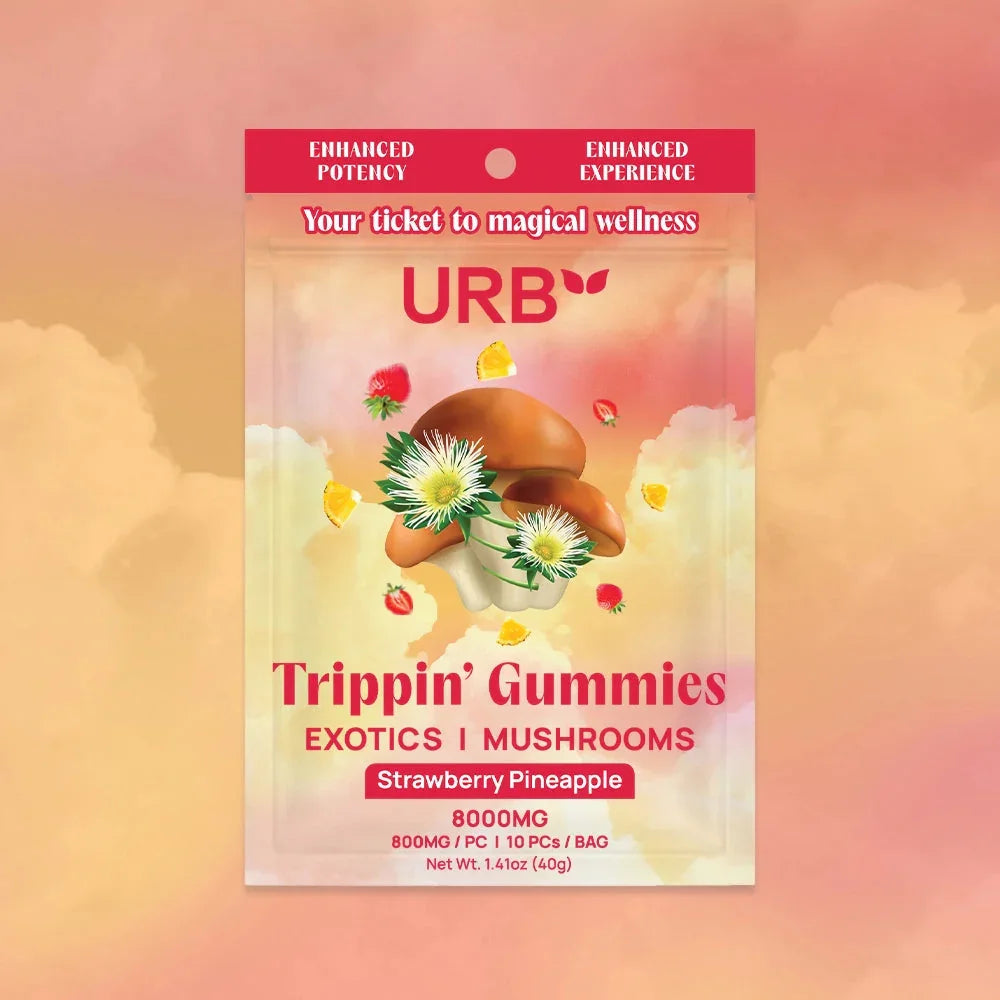 Urb Trippin' Mushroom Gummies Lifted Made Coastal Hemp Co