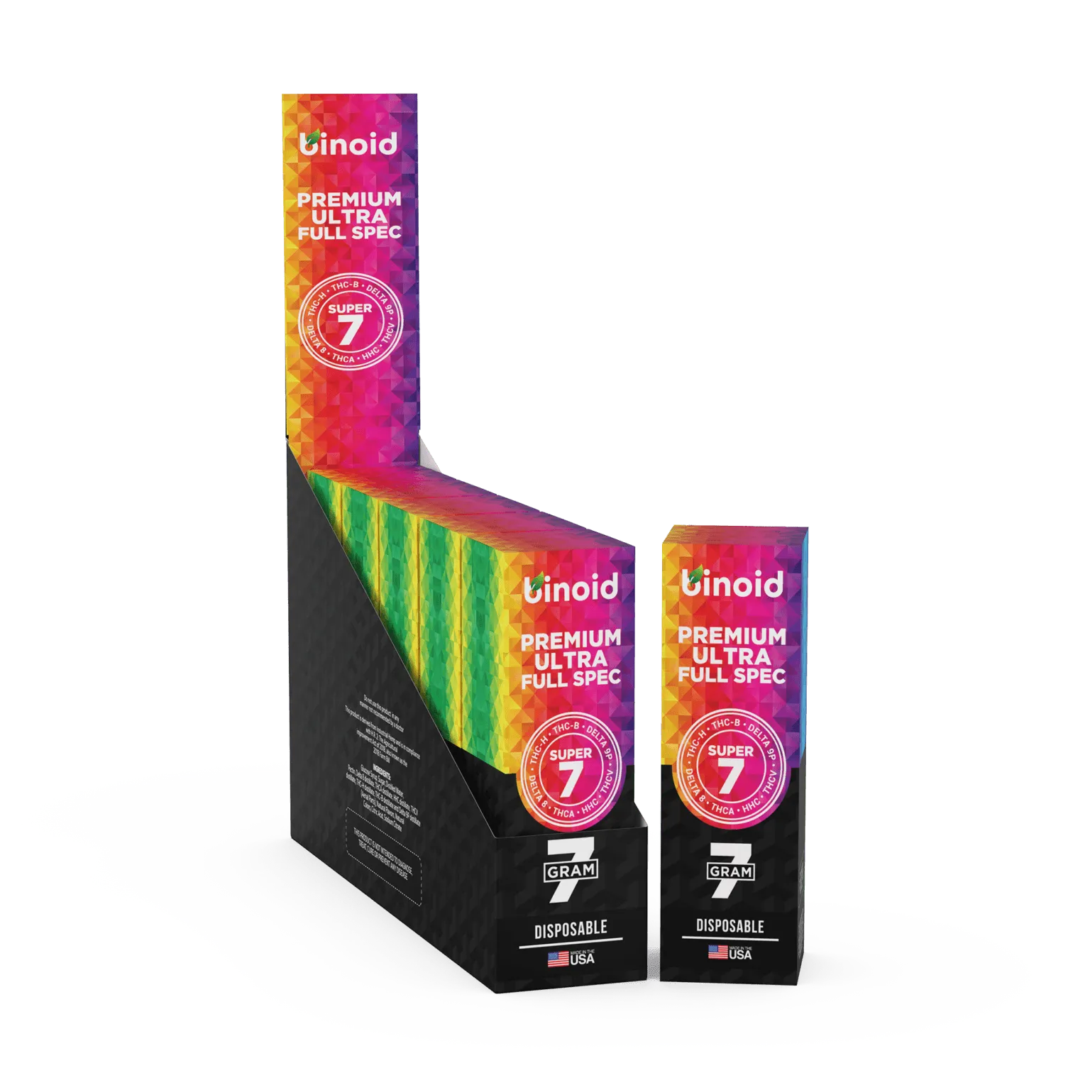 Binoid Super 7 Blend Disposable Vape 7G Binoid Coastal Hemp Co