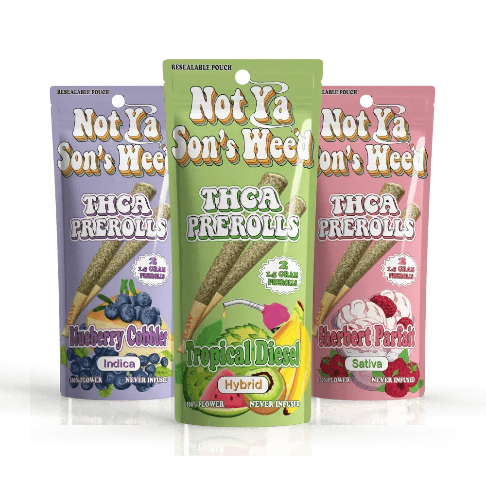 Not Ya Sons Weed THCa Pre Rolls 2pk Not Ya Sons Weed Coastal Hemp Co