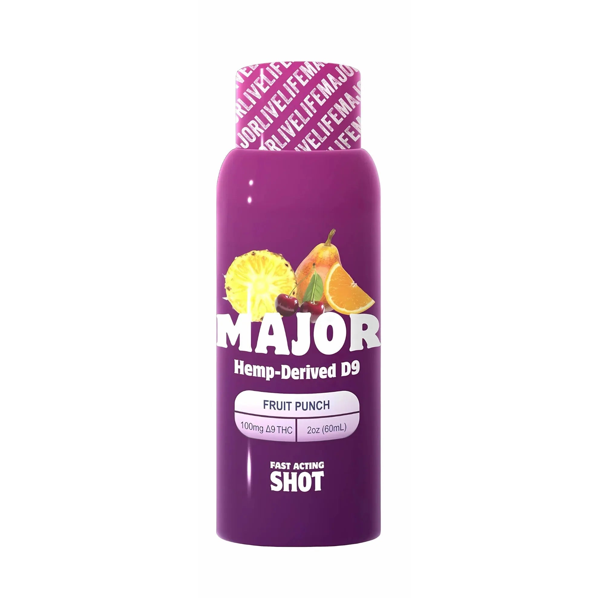 Major Fast-Acting THC Shot 100mg Major Coastal Hemp Co