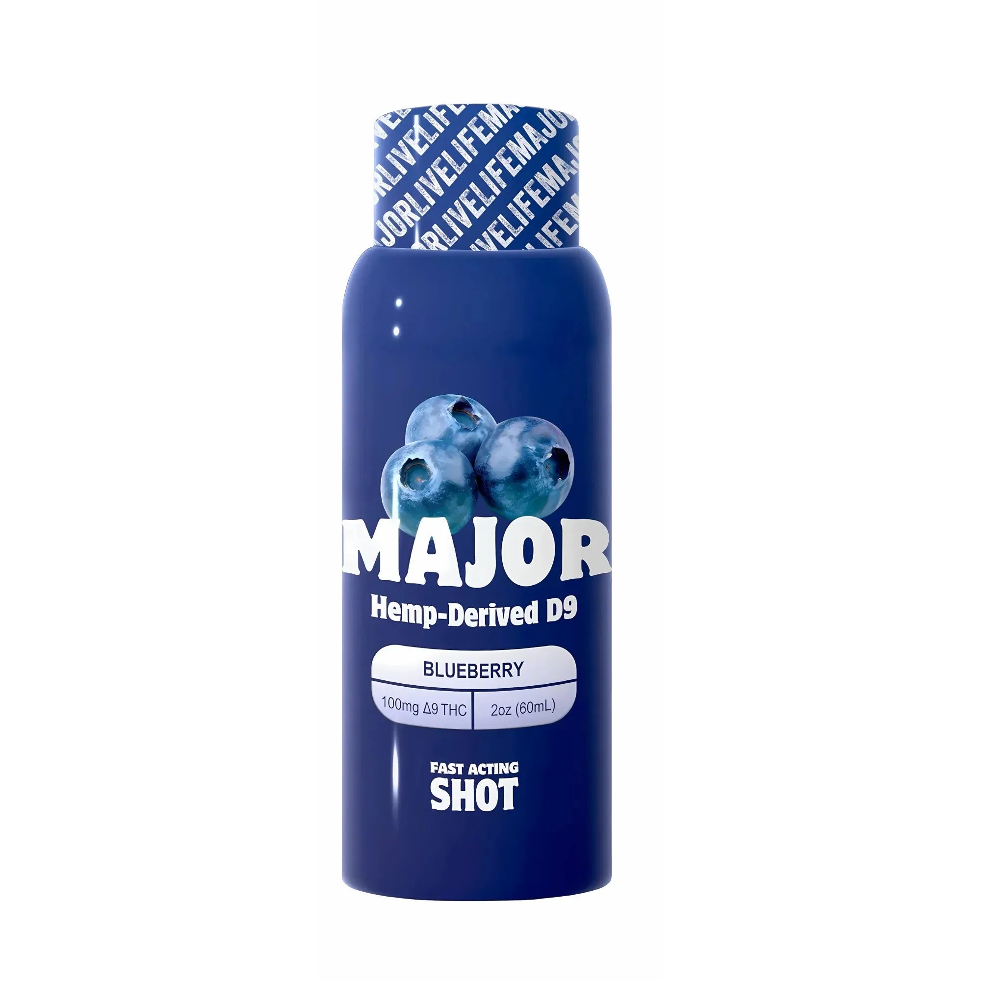 Major Fast-Acting THC Shot 100mg Major Coastal Hemp Co