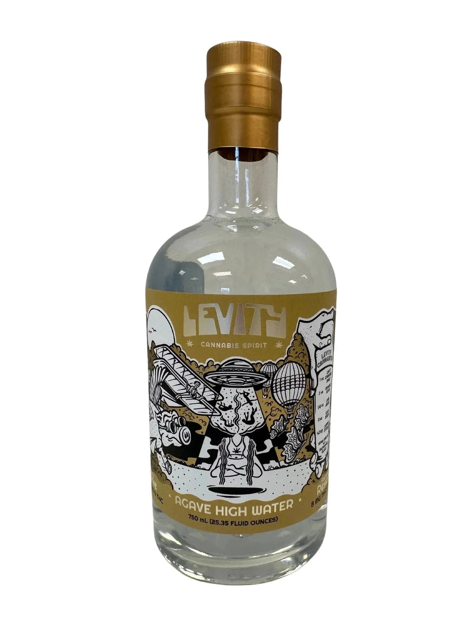 Levity Founder's Reserve Agave High Water 750ml Levity Coastal Hemp Co