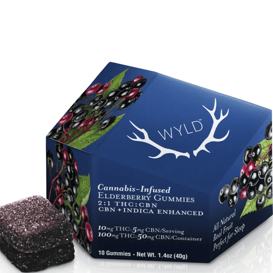 WYLD 2:1 THC/CBN SLEEP Gummies WYLD Coastal Hemp Co