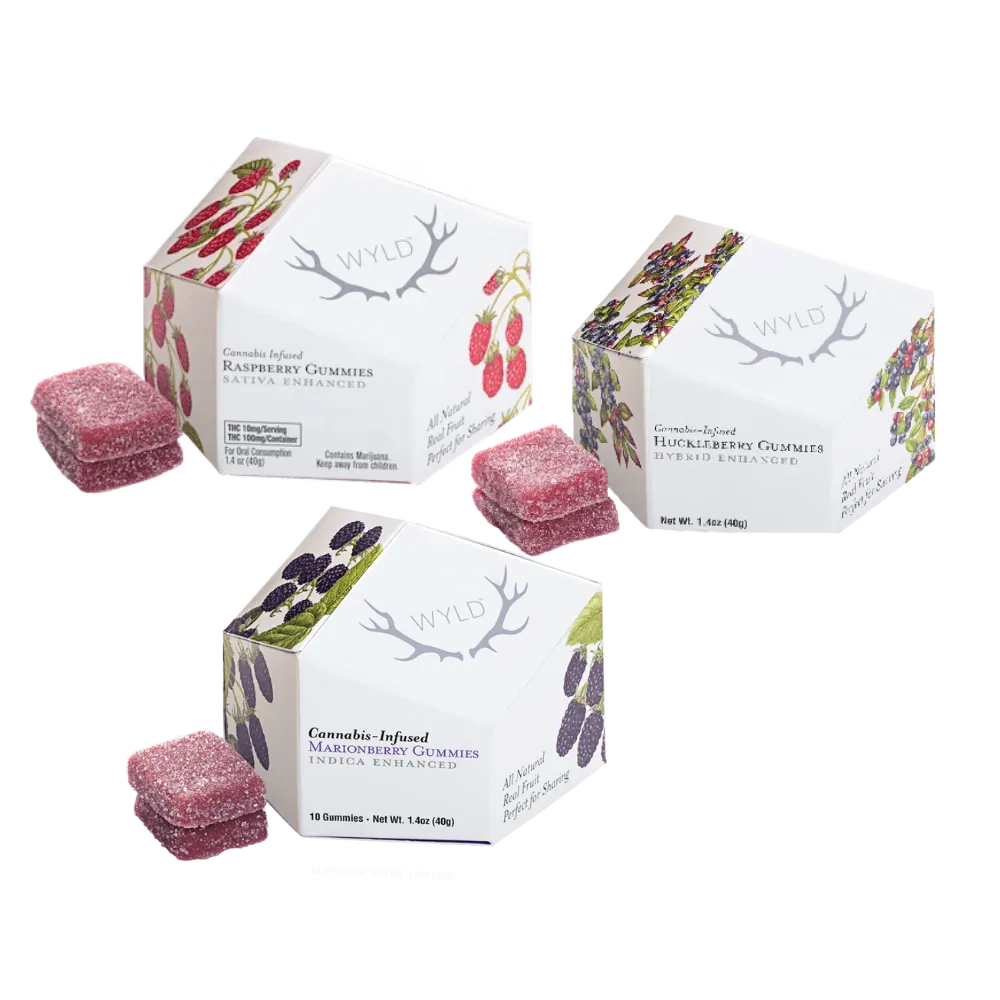 WYLD THC Gummies Hemp-Derived WYLD Coastal Hemp Co